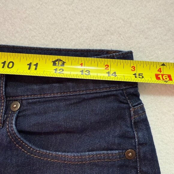 LOFT Women's Stretch Modern High Waist Blue Denim Skinny Ankle Jeans Size 28 - Picture 8 of 11